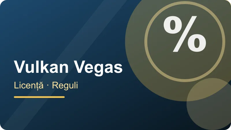Operatorul și licența Vulkan Vegas – ilustrație pentru secțiunea Vulkan Vegas